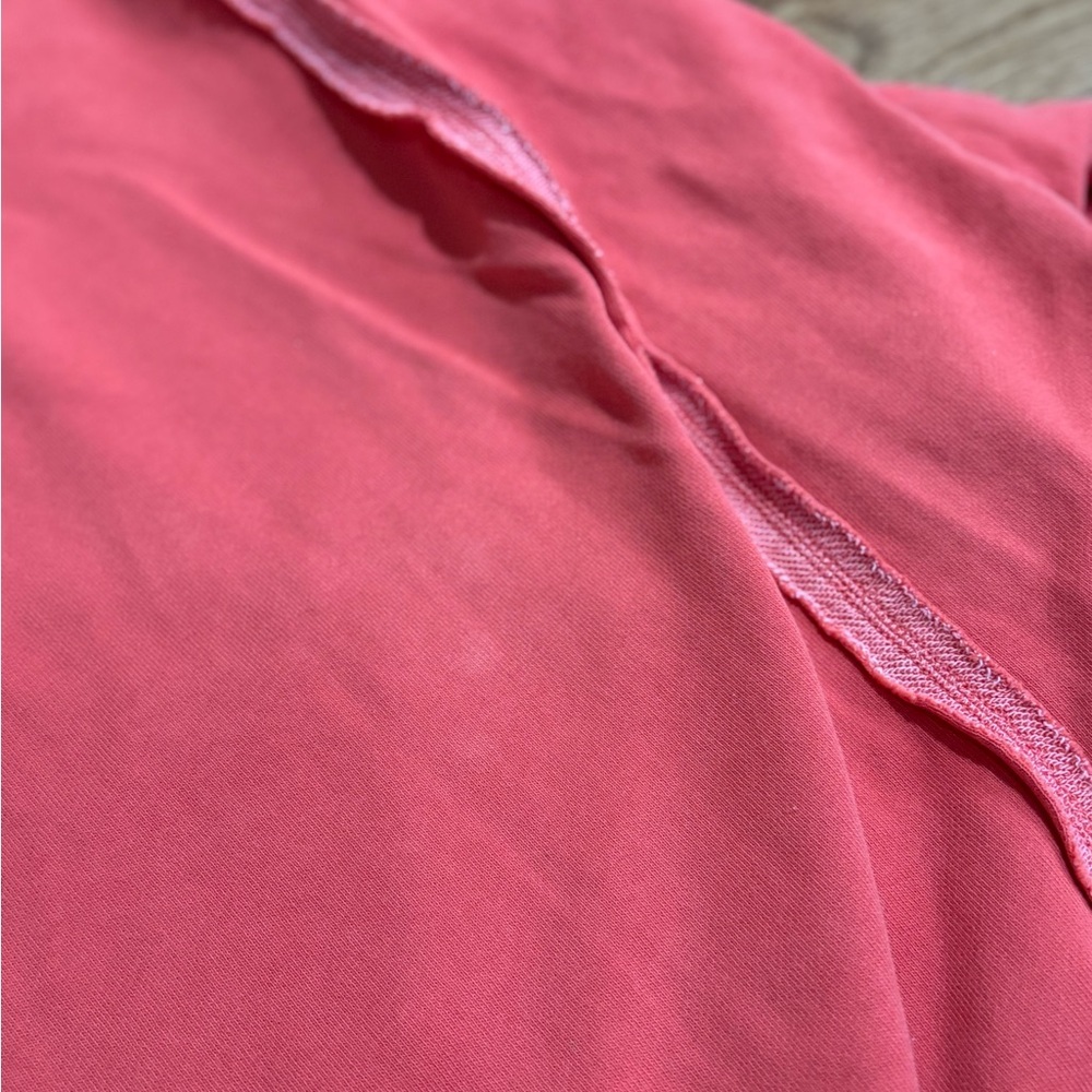 American Eagle, oversized coral sweatshirt ex small boxy lightly distressed soft - Picture 8 of 11